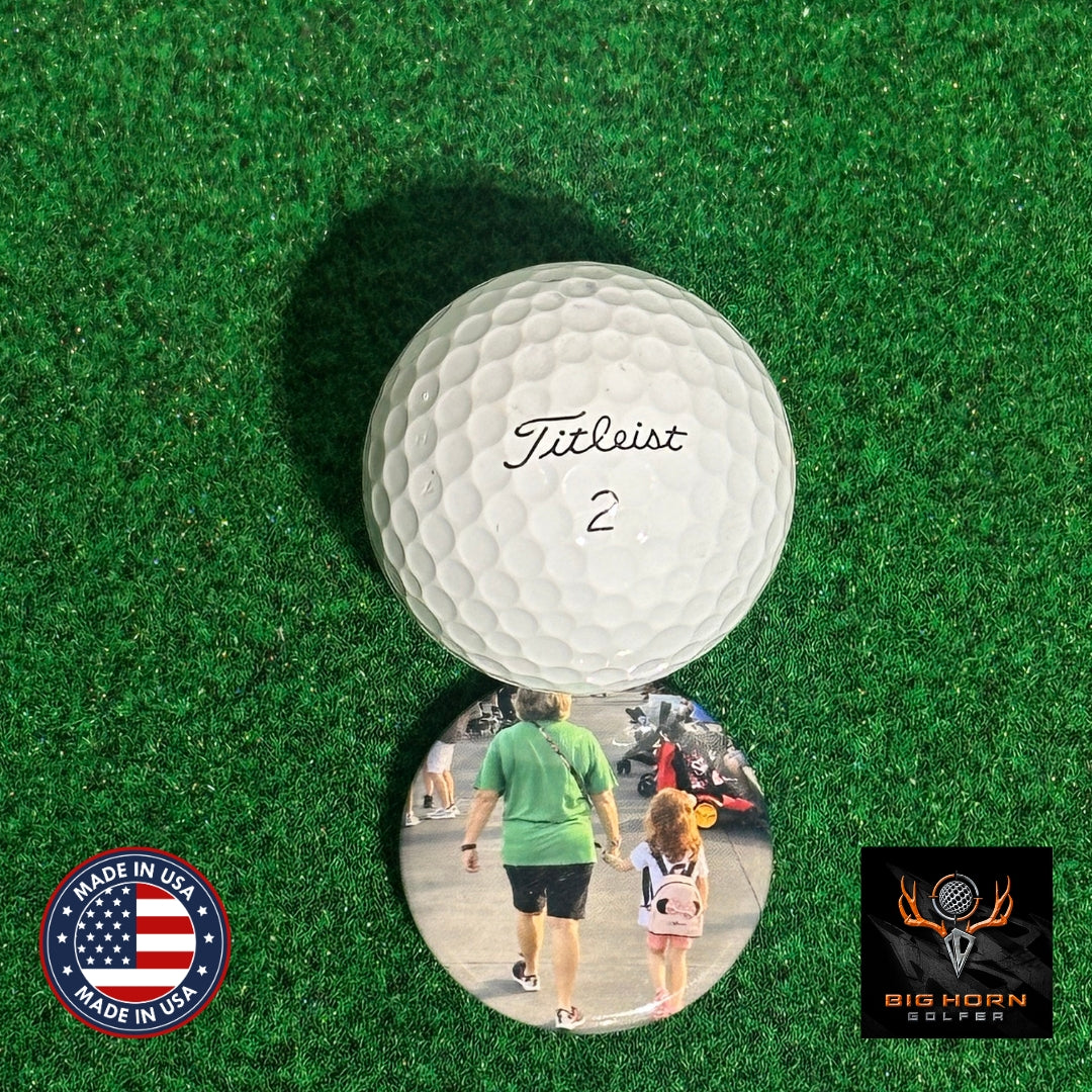 Custom Magnetic Golf Ball Markers - Set of 6