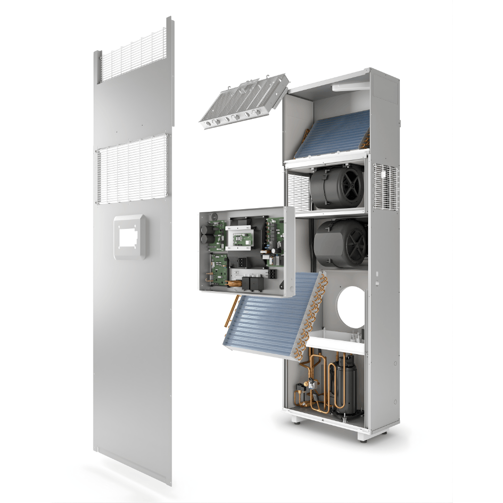 Olimpia Splendid Unico Vertical 3.5kW 12000 BTU All-in-One Air Conditioning Unit with Heat Pump - VAT-free Install Package