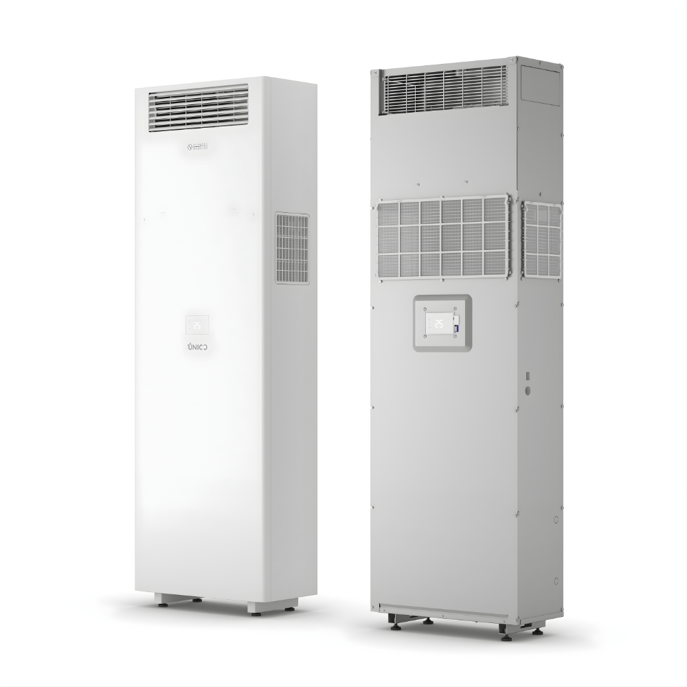 Olimpia Splendid Unico Vertical 3.5kW 12000 BTU All-in-One Air Conditioning Unit with Heat Pump - VAT-free Install Package