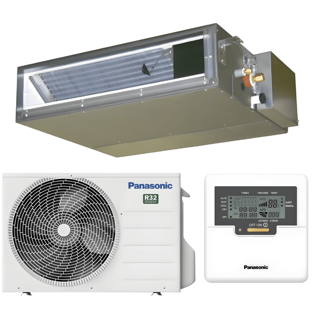 Panasonic Low Static Pressure Hide-Away Ducted Split System - 5.0 kW