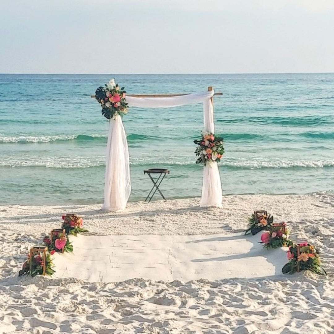 Simple Ceremony Decor Package (no seating)