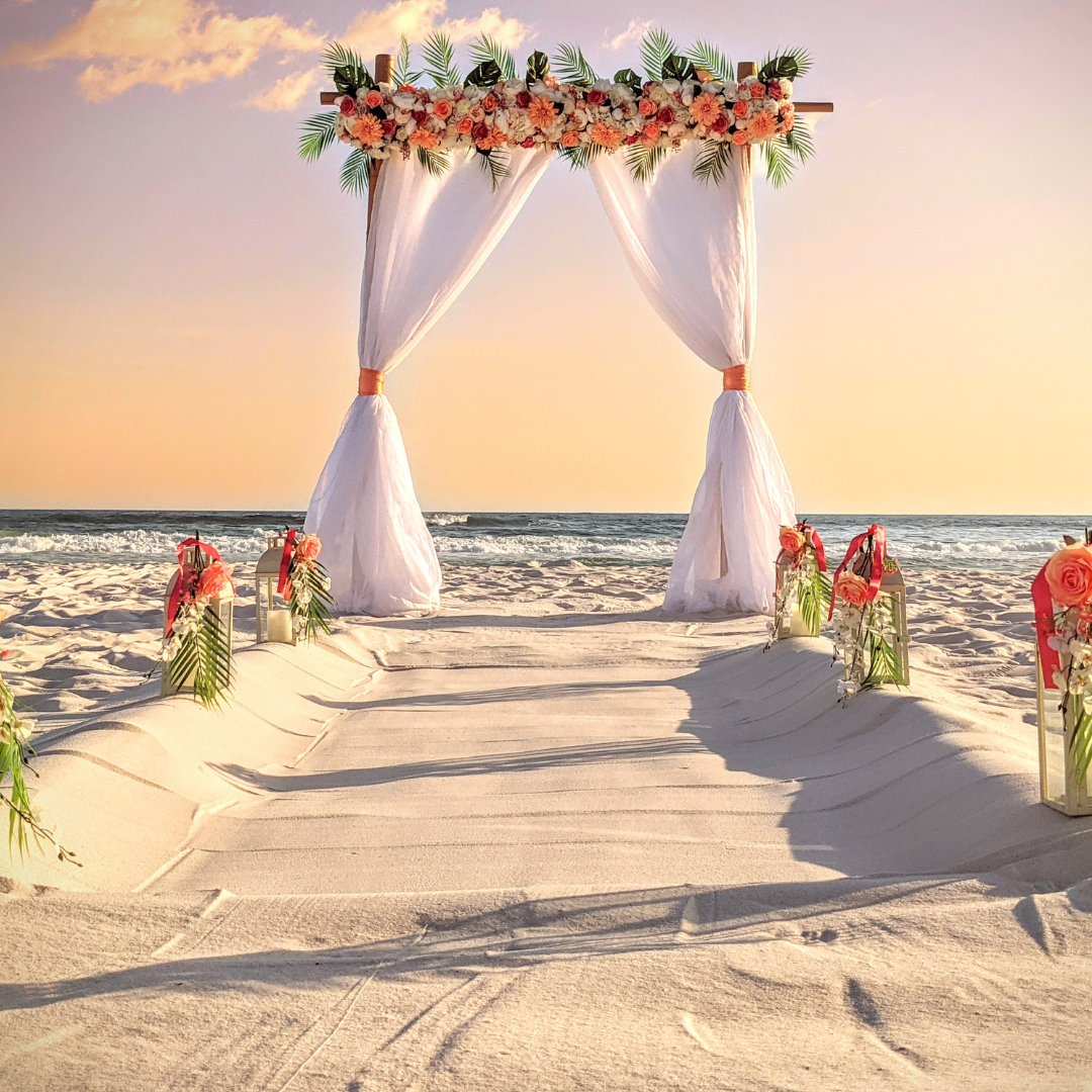 Simple Ceremony Decor Package (no seating)