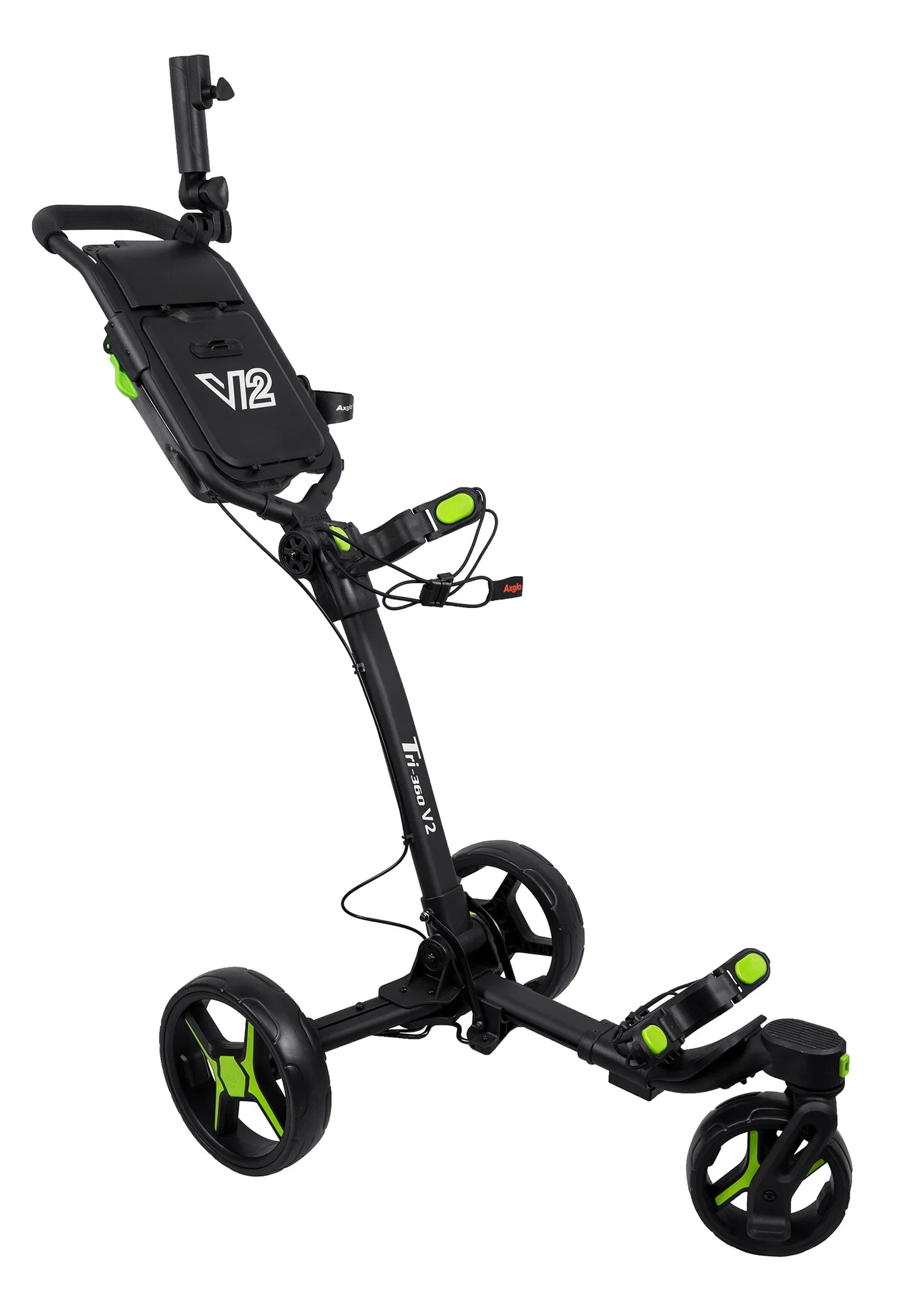 Caddie Wheel + Axglo V2 Golf Push Cart Bundle