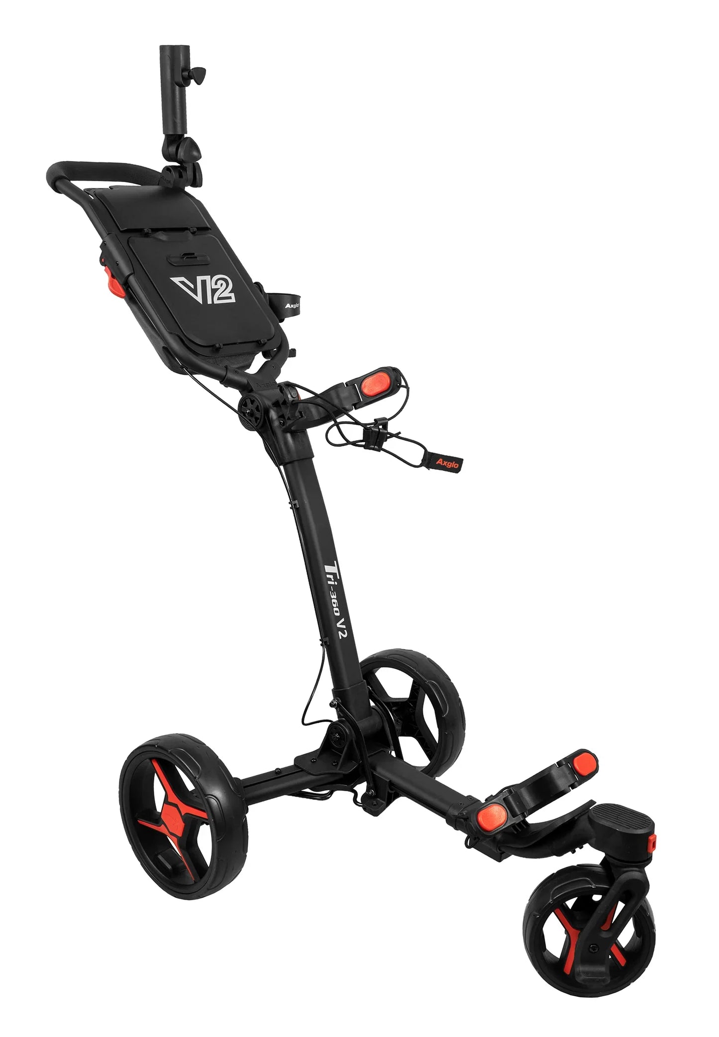 Caddie Wheel + Axglo V2 Golf Push Cart Bundle