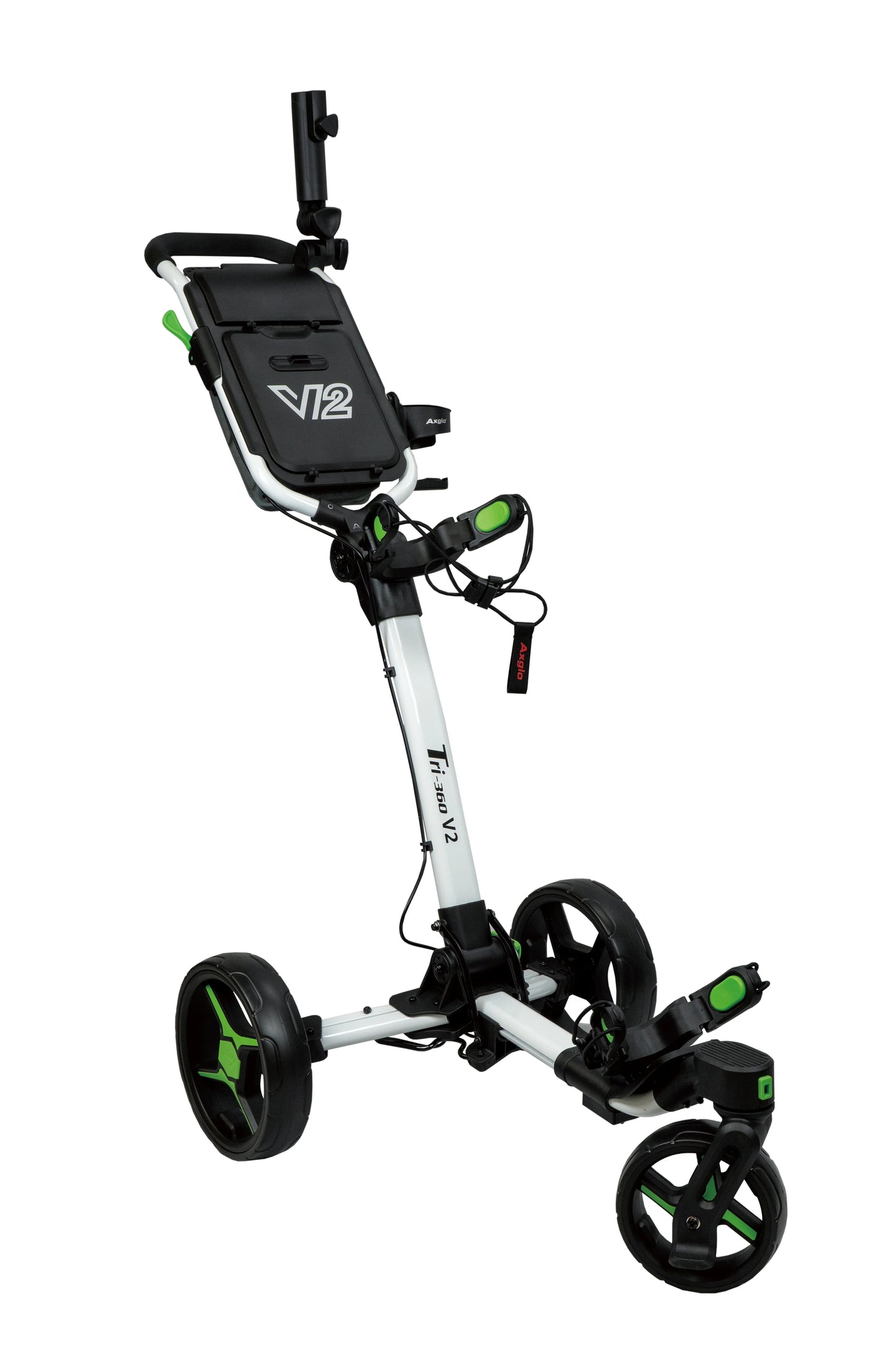 Caddie Wheel + Axglo V2 Golf Push Cart Bundle