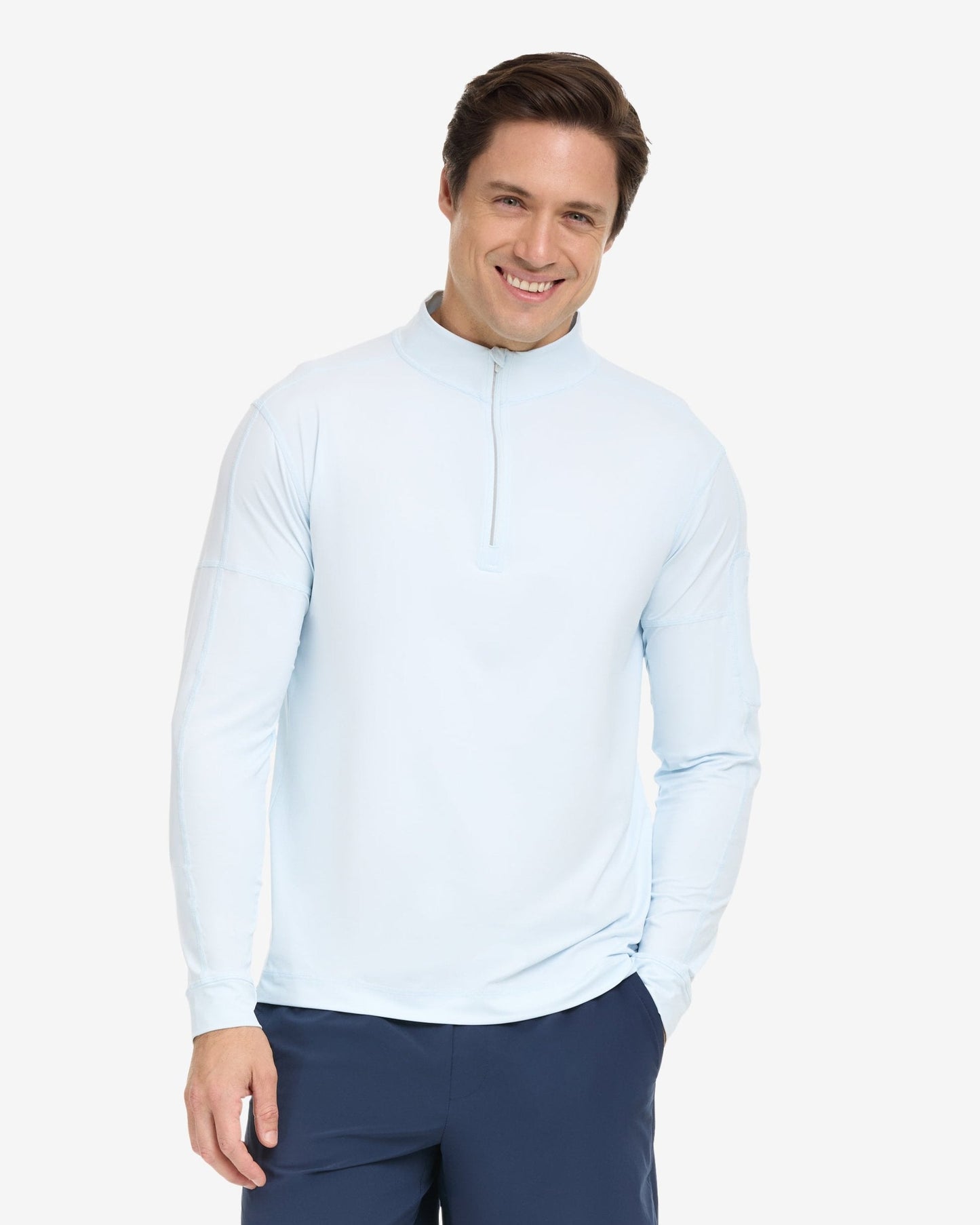 MEN'S MOCK ZIP TOP (12001)