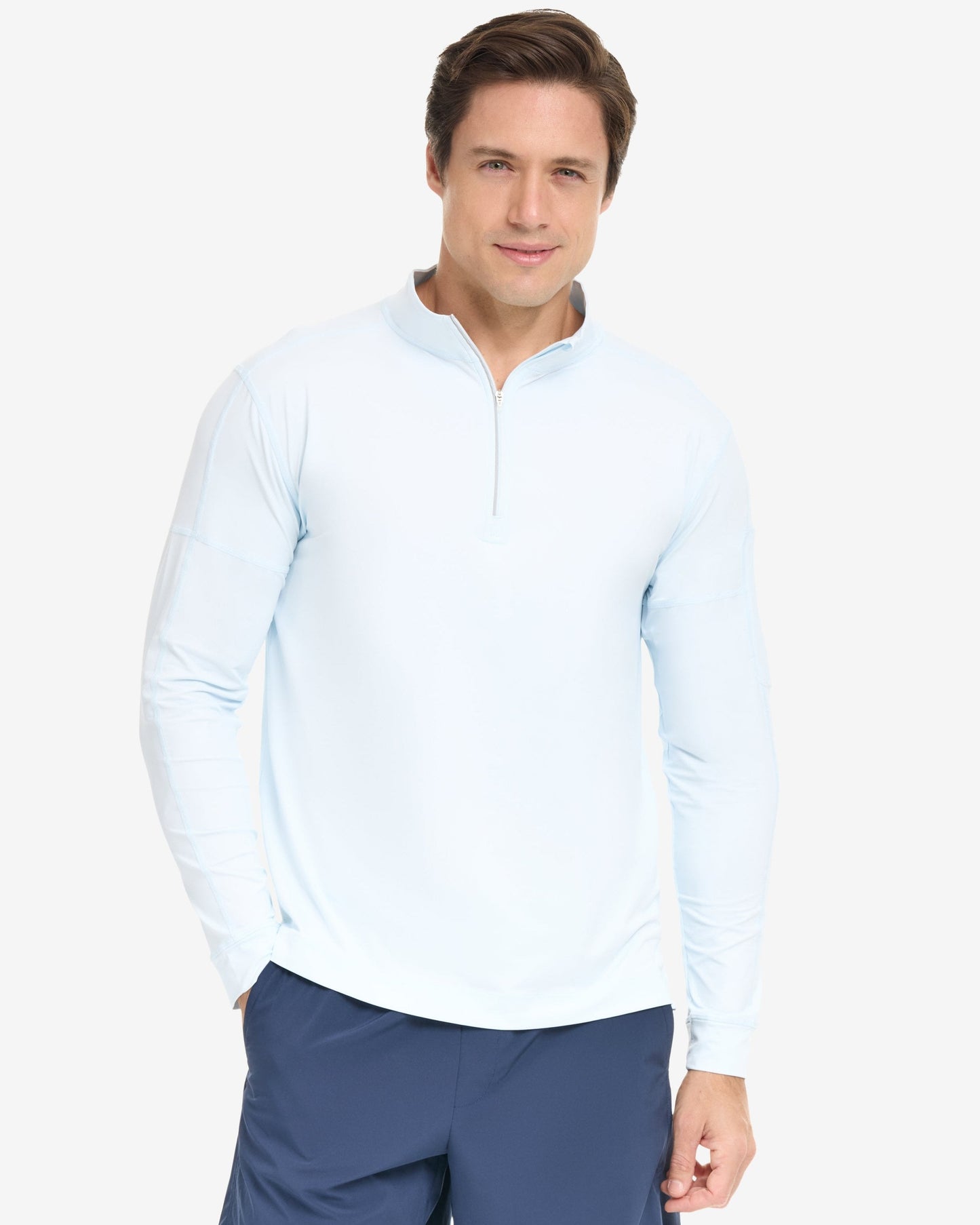 MEN'S MOCK ZIP TOP (12001)