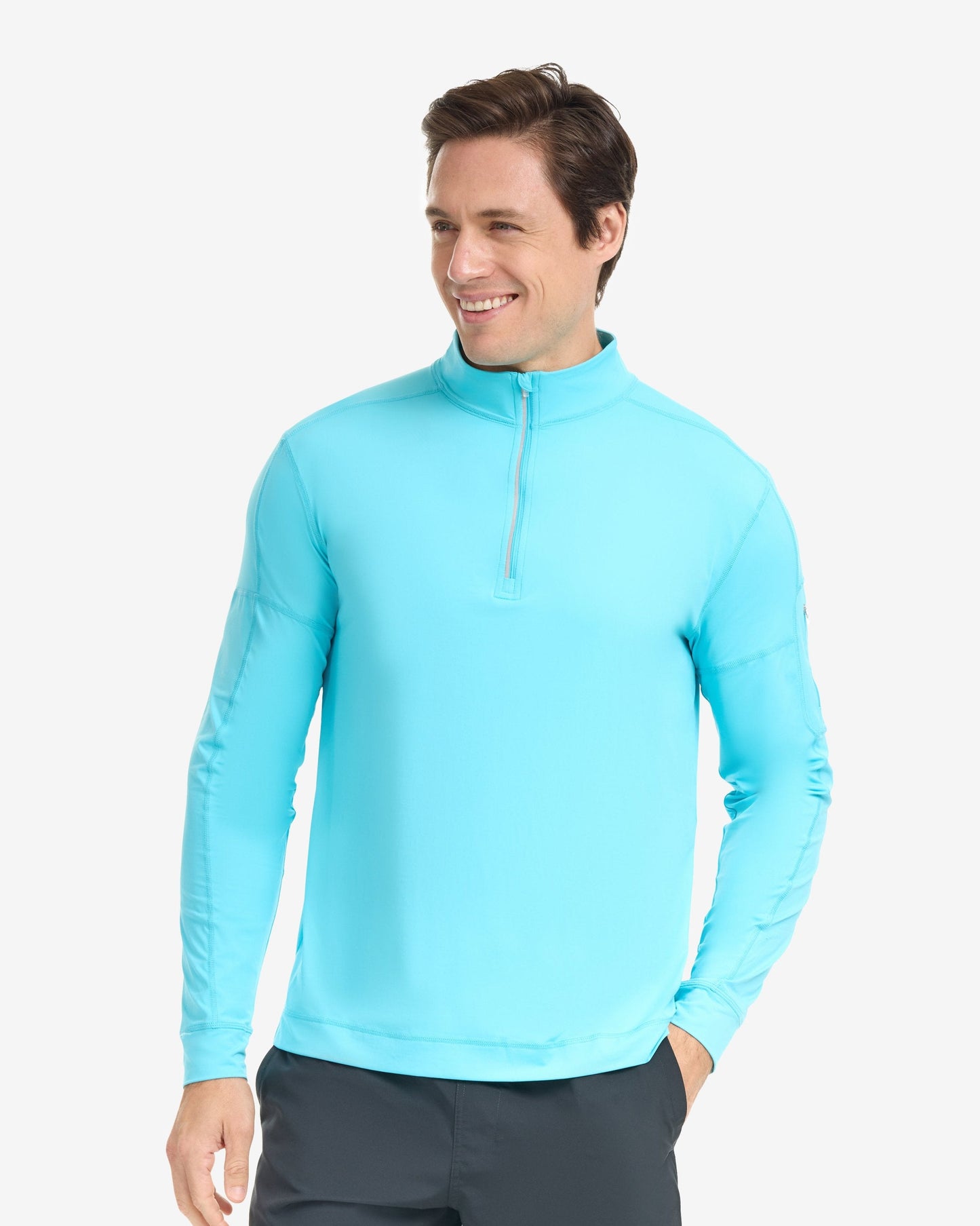 MEN'S MOCK ZIP TOP (12001)