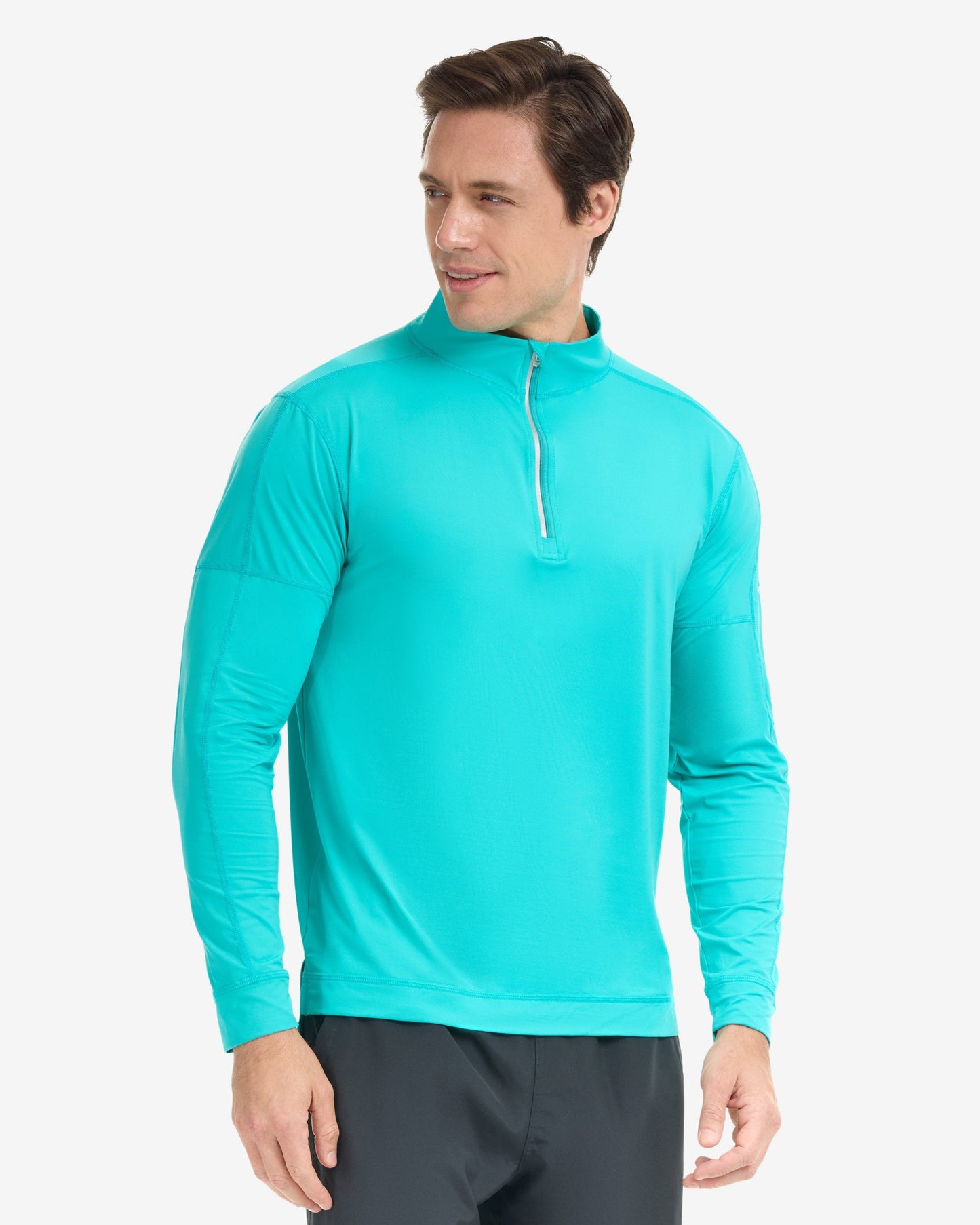 MEN'S MOCK ZIP TOP (12001)