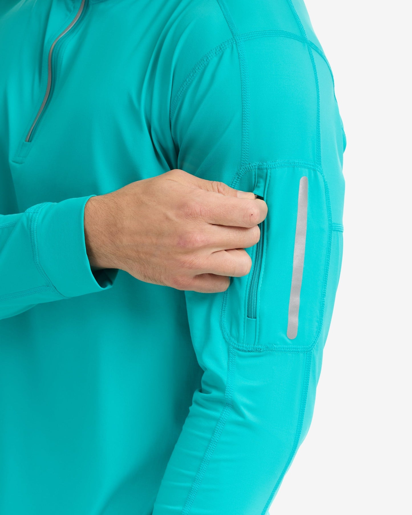 MEN'S MOCK ZIP TOP (12001)