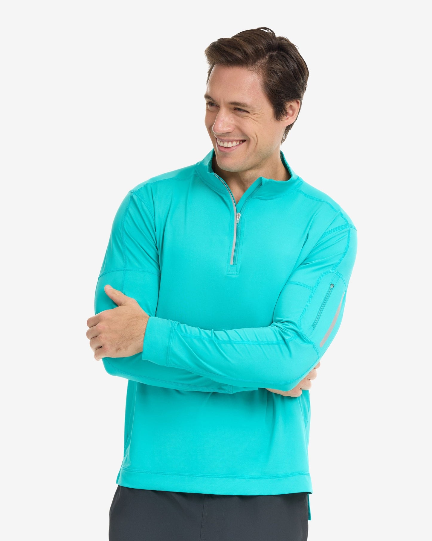 MEN'S MOCK ZIP TOP (12001)