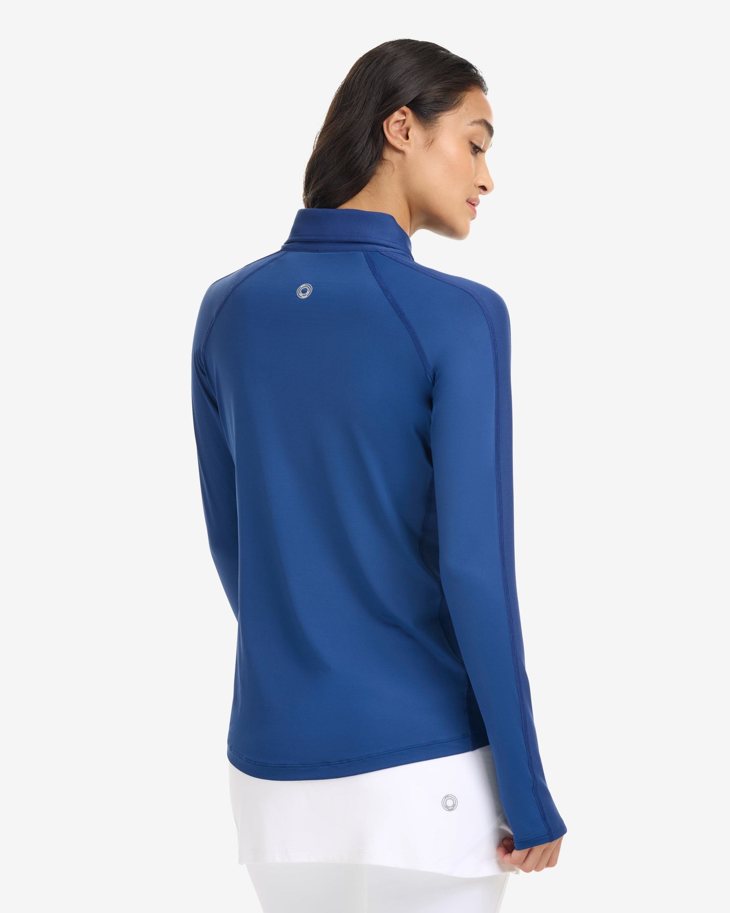 WOMEN'S QUARTER ZIP POLO (8003)