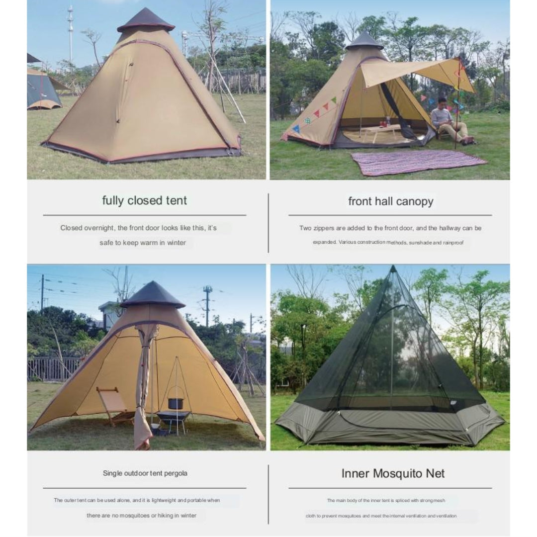 Vidalido Big Indian Manual Tent