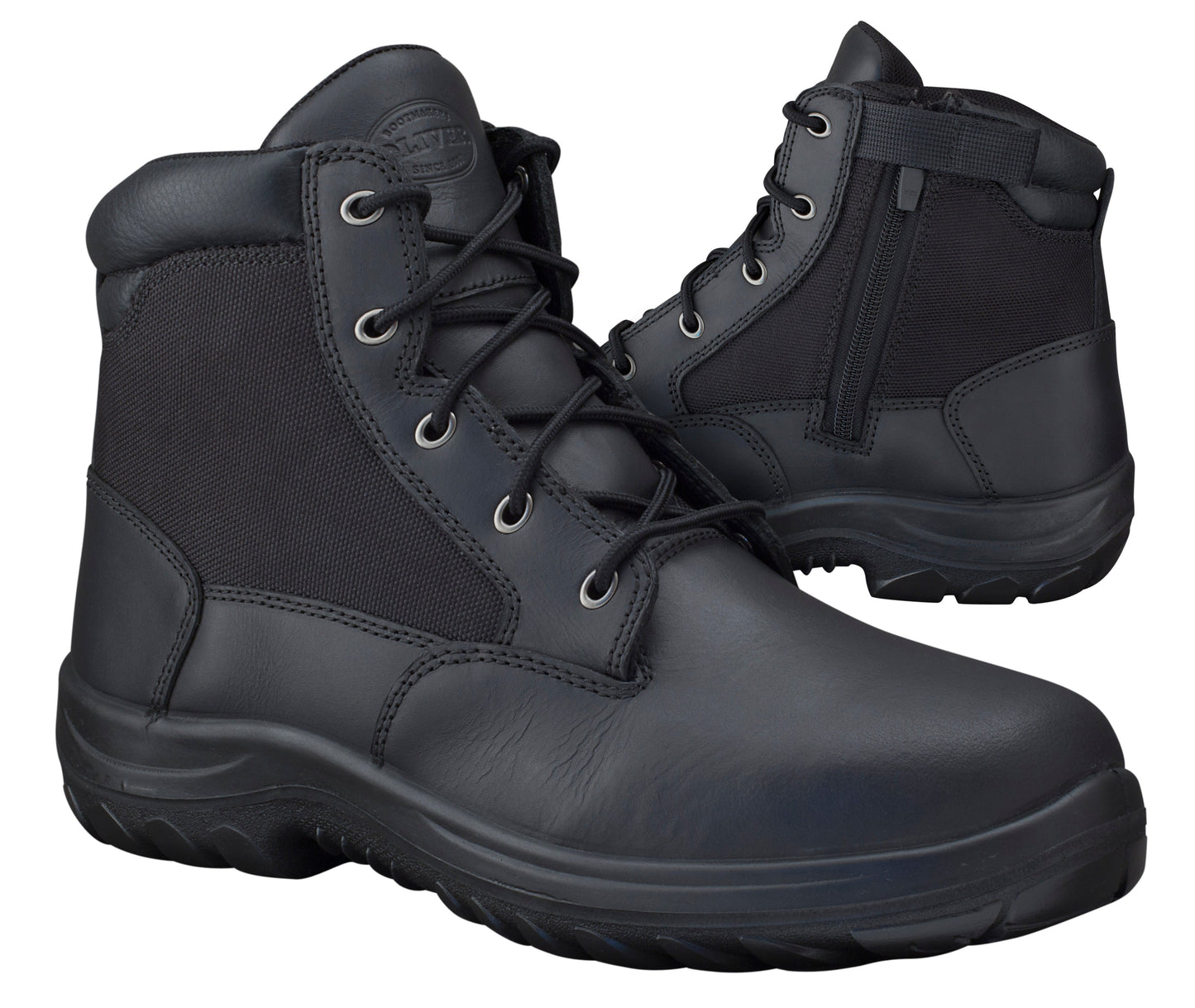 Oliver WB 34 Series Black Zip Sided Ankle Boot