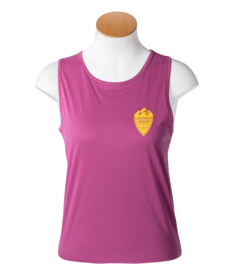 W Broken Arrow Badge Logo Tank