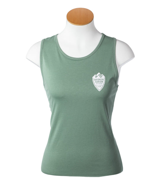 W Broken Arrow Badge Logo Tank