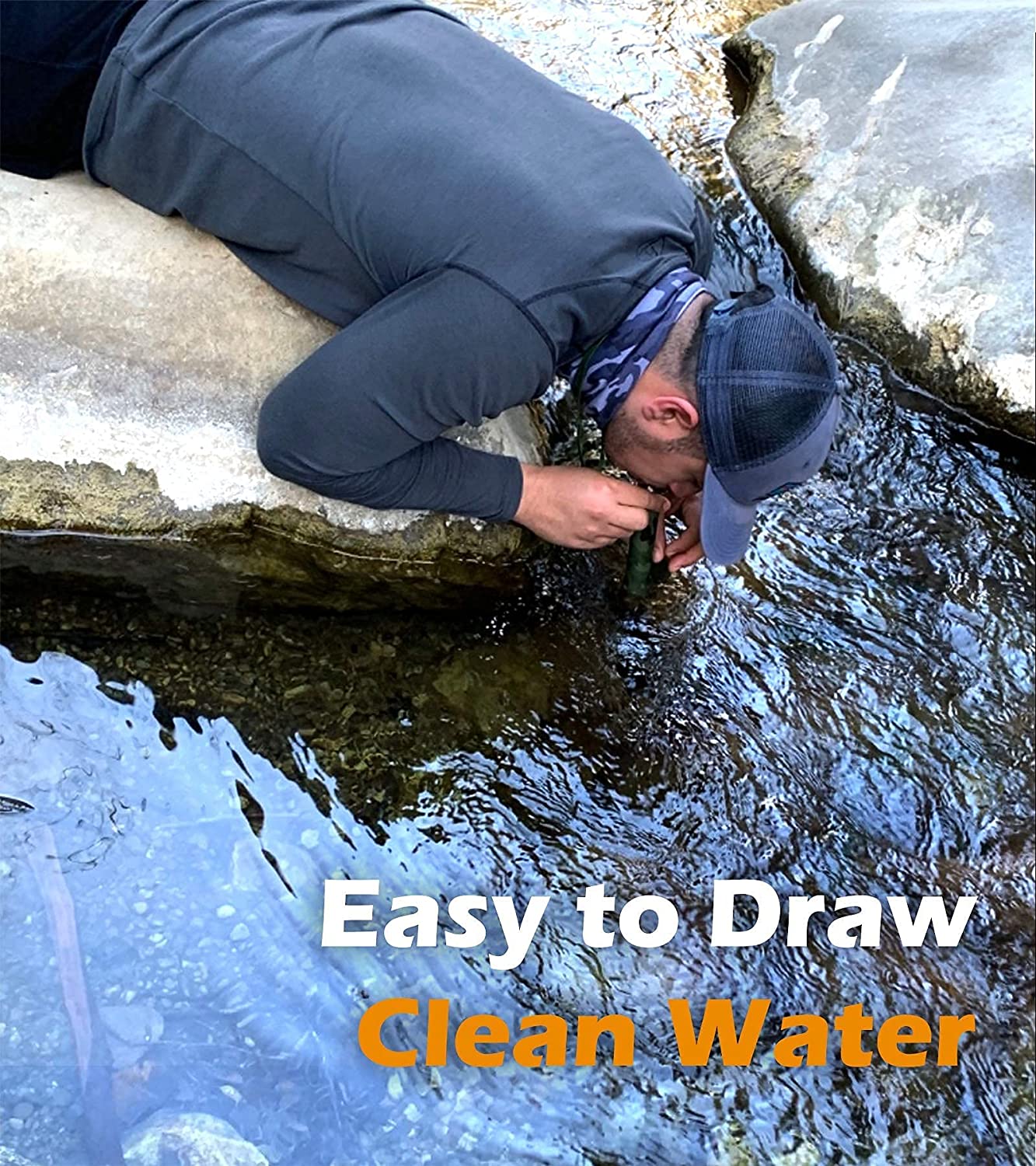 Water Filter Straw (Camo)