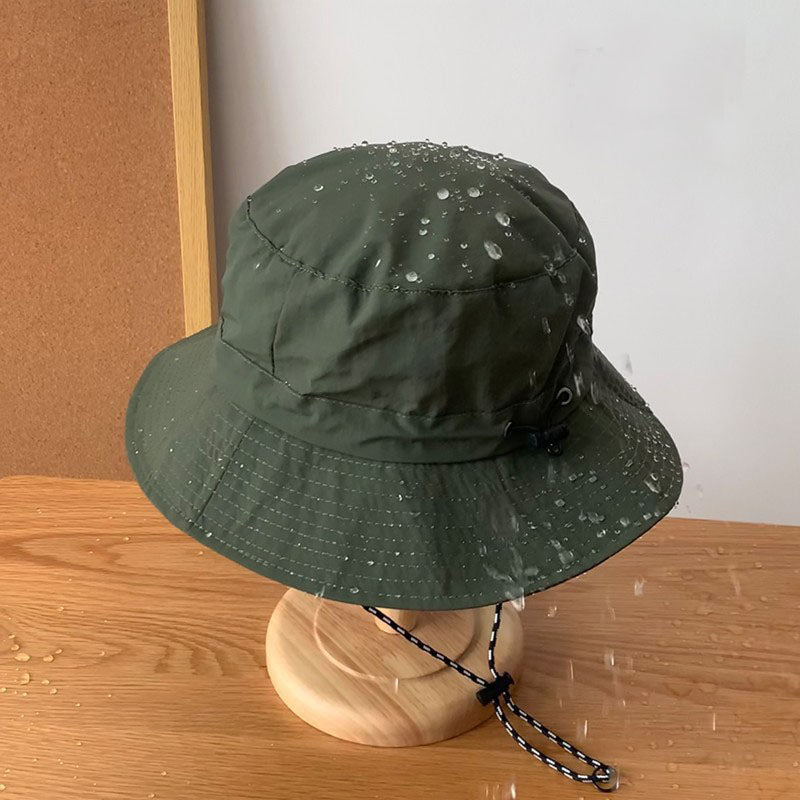 Waterproof Fisherman Hat, Packable Foldable Bucket Hat, Quick-Dry Outdoor Sun Hat for Hiking, Camping, and UV Protection (Unisex)