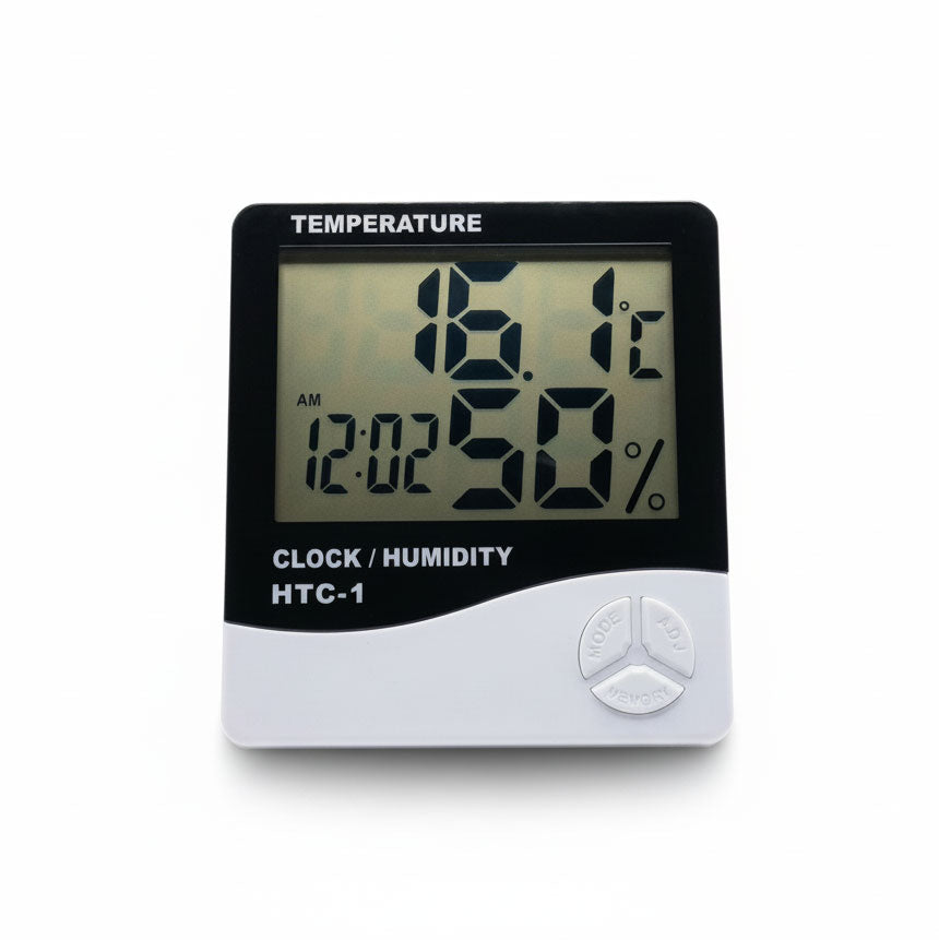 Digital Weather Station Clock - Temperature and Humidity Display (Free)