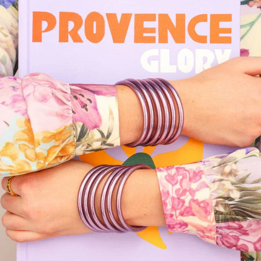 BuDhaGirl All Weather Bangles-Serenity Prayer (Set of 6)