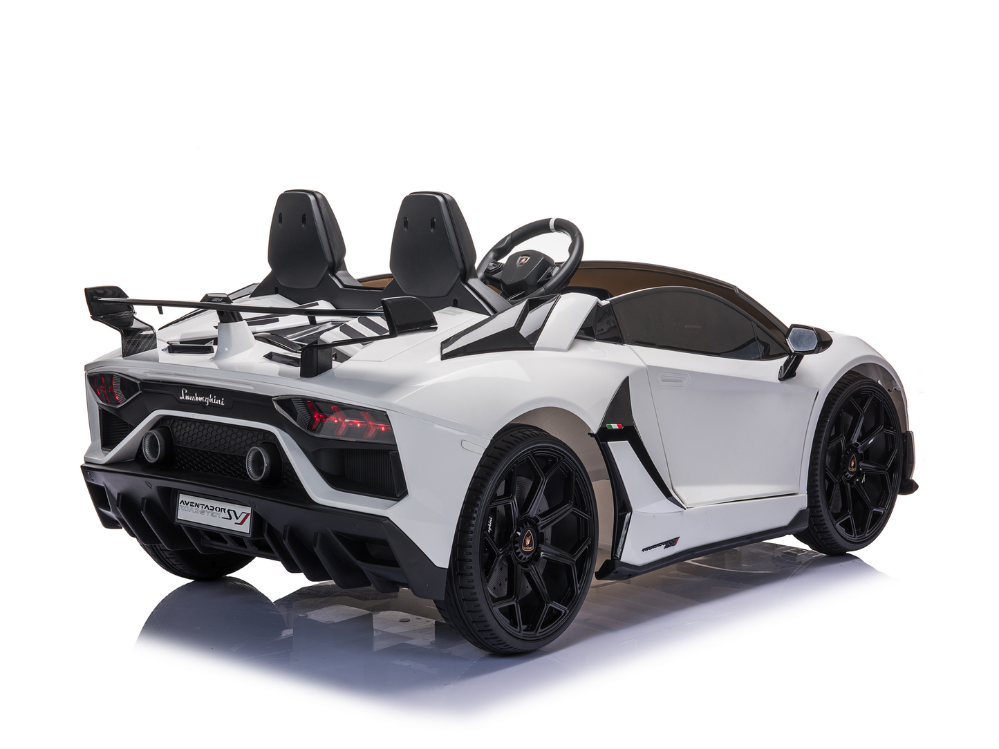 Magic Cars 2 Seater Lamborghini Aventador RC Ride On Car For Children Wireless Parental Control