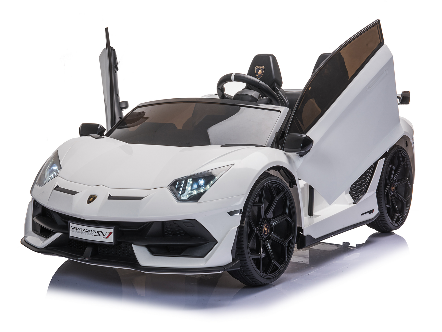 Magic Cars 2 Seater Lamborghini Aventador RC Ride On Car For Children Wireless Parental Control