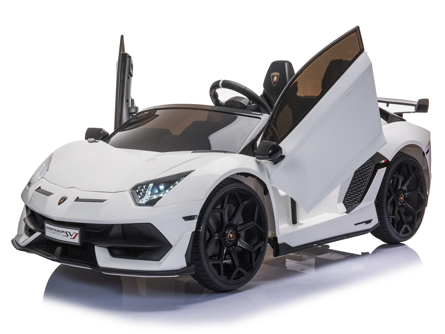 Magic Cars 2 Seater Lamborghini Aventador RC Ride On Car For Children Wireless Parental Control