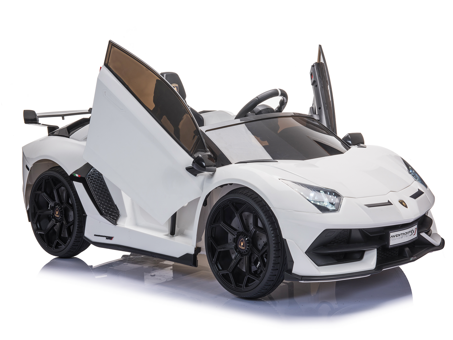 Magic Cars 2 Seater Lamborghini Aventador RC Ride On Car For Children Wireless Parental Control