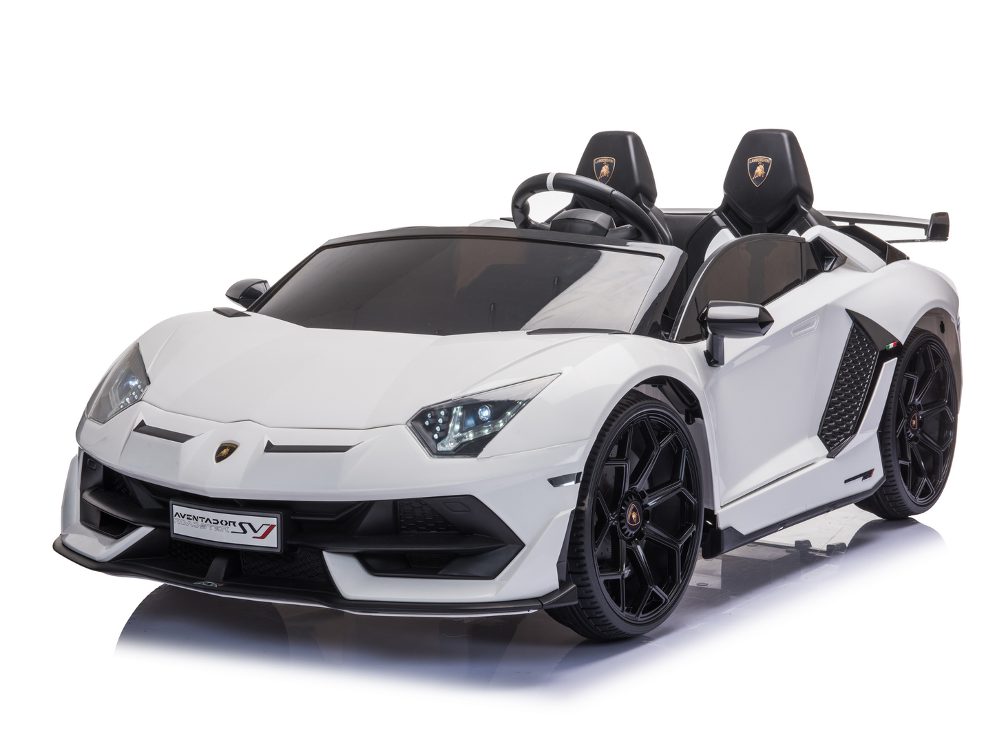 Magic Cars 2 Seater Lamborghini Aventador RC Ride On Car For Children Wireless Parental Control