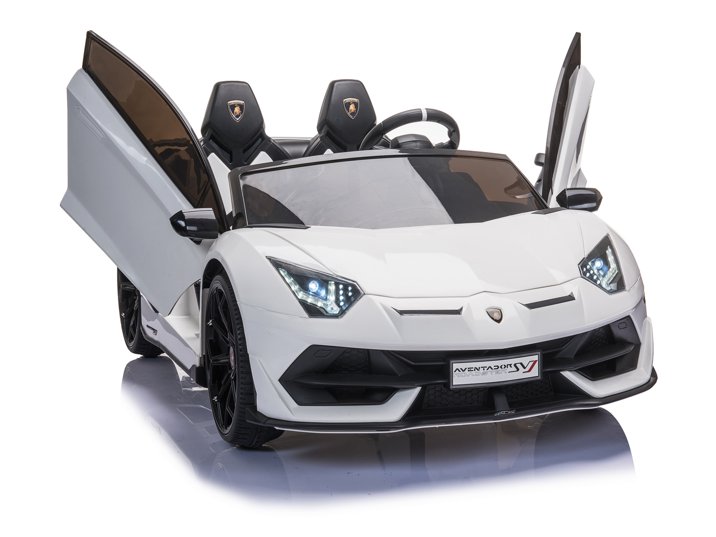 Magic Cars 2 Seater Lamborghini Aventador RC Ride On Car For Children Wireless Parental Control