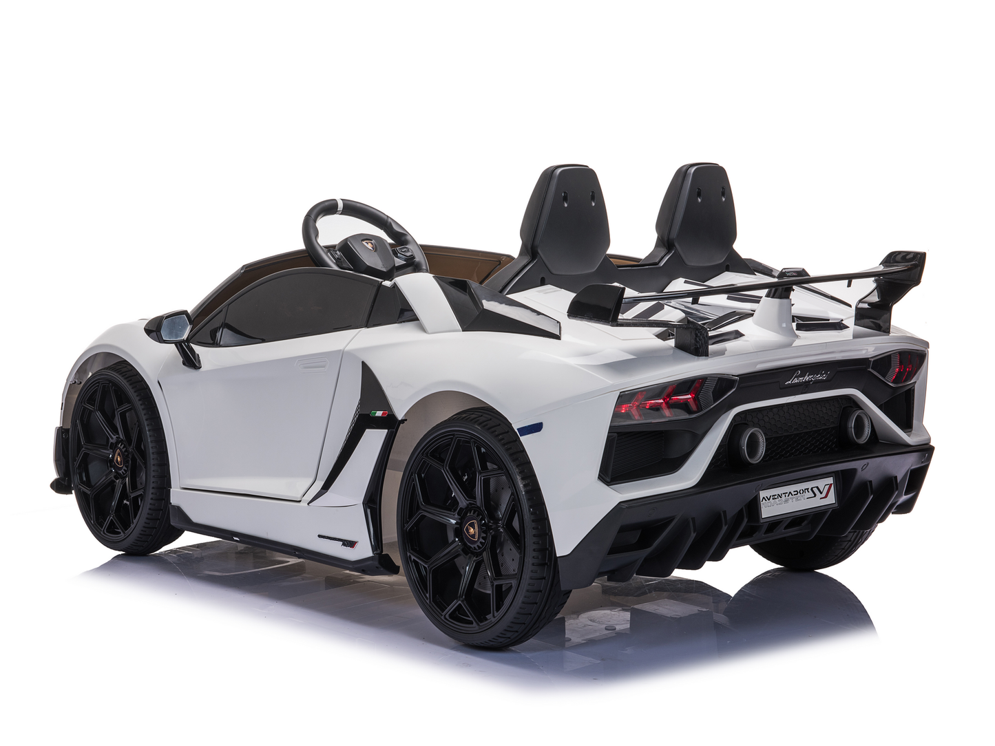 Magic Cars 2 Seater Lamborghini Aventador RC Ride On Car For Children Wireless Parental Control