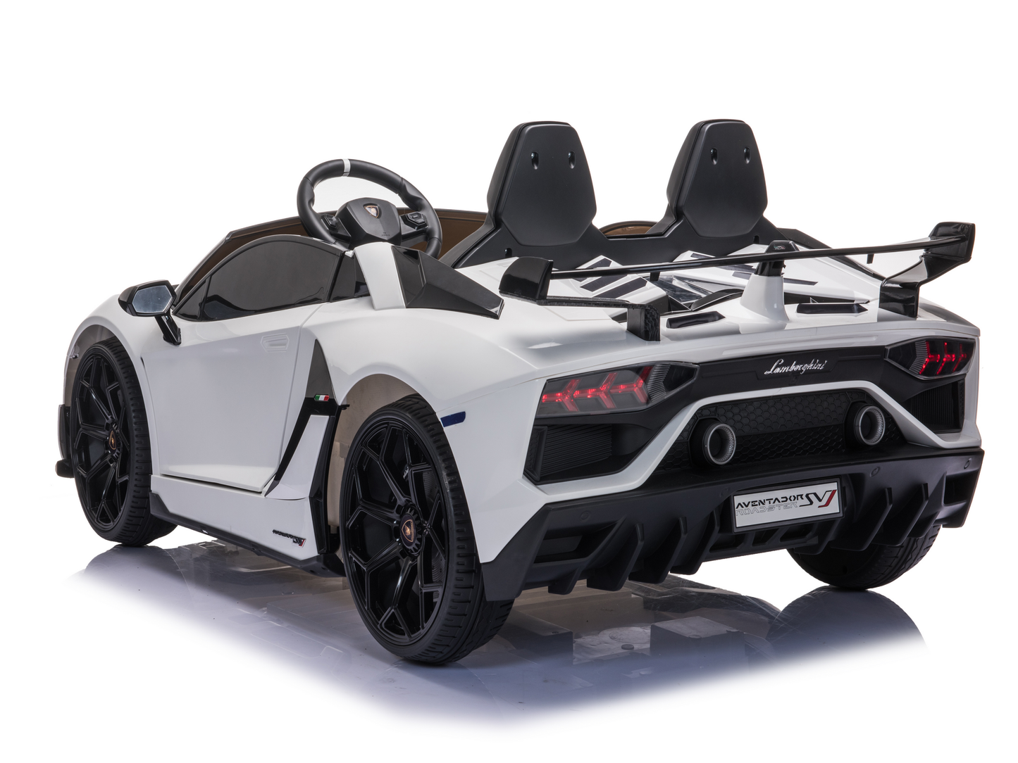 Magic Cars 2 Seater Lamborghini Aventador RC Ride On Car For Children Wireless Parental Control