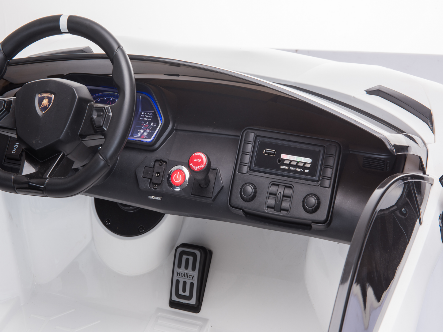 Magic Cars 2 Seater Lamborghini Aventador RC Ride On Car For Children Wireless Parental Control