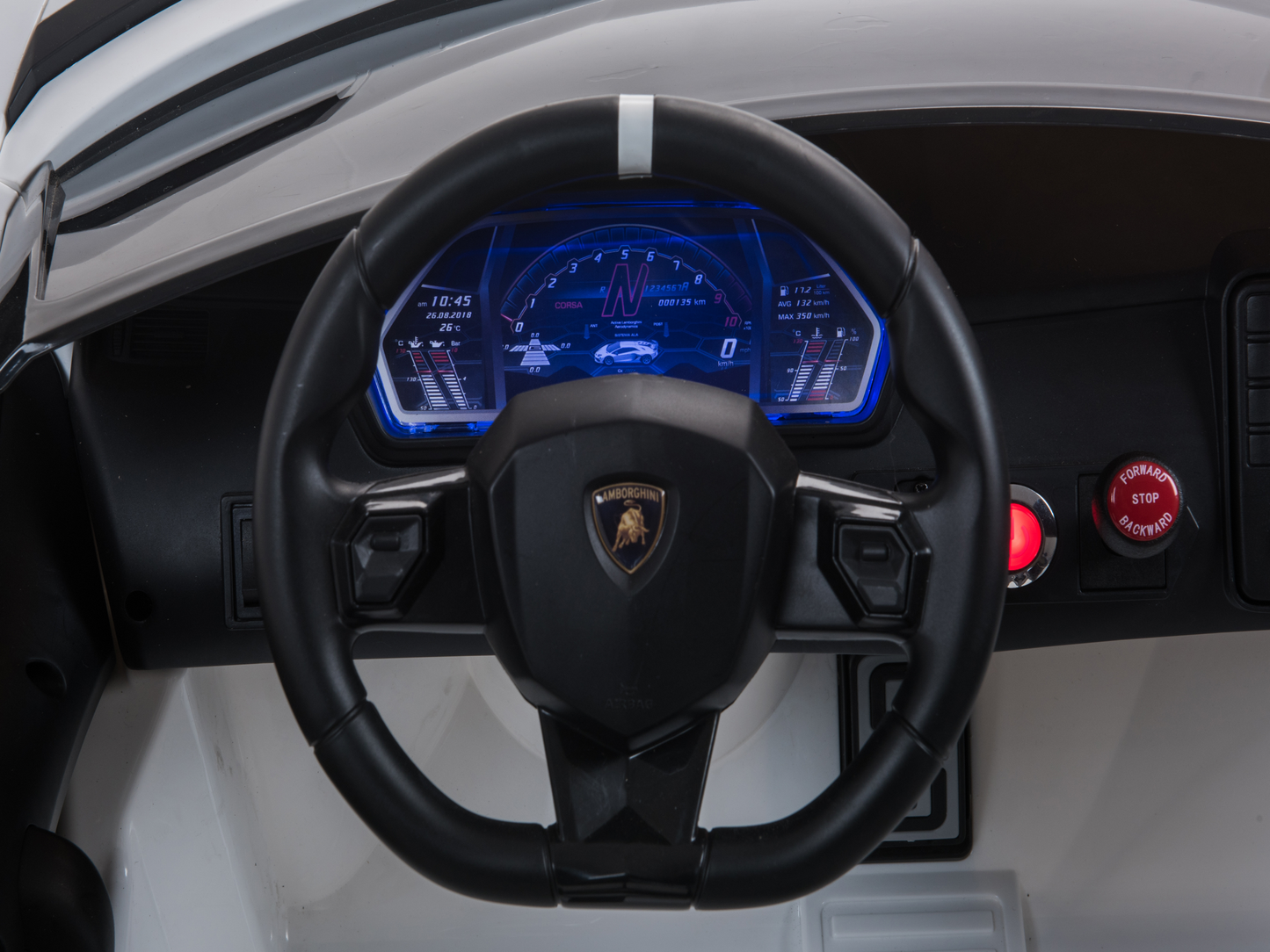 Magic Cars 2 Seater Lamborghini Aventador RC Ride On Car For Children Wireless Parental Control