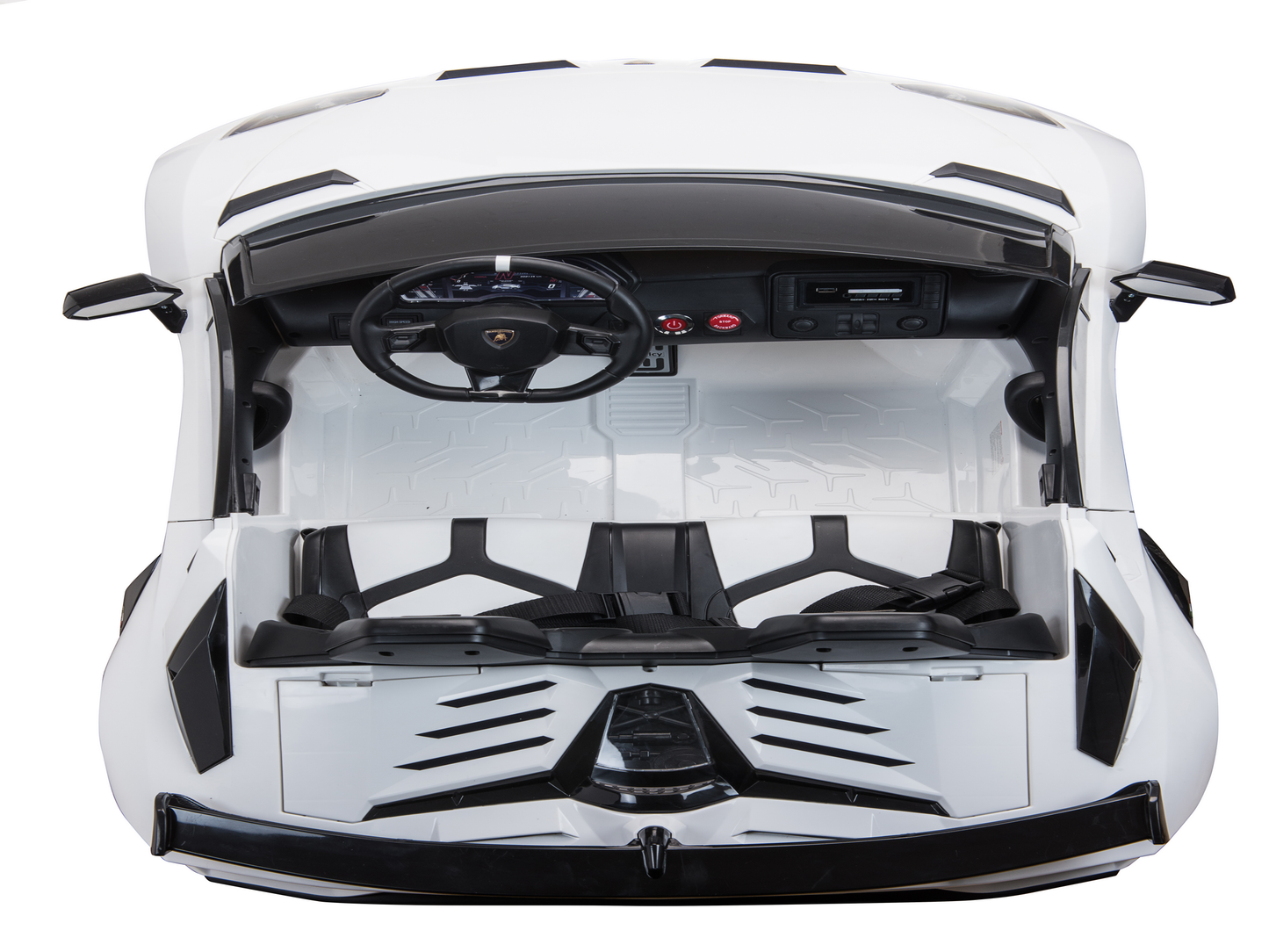 Magic Cars 2 Seater Lamborghini Aventador RC Ride On Car For Children Wireless Parental Control