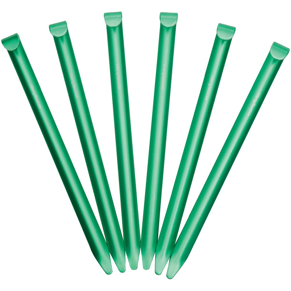 Wide Ultralight Tent Peg - 7" (6 pack)