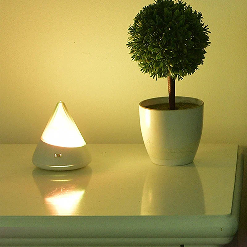Wireless LED Night Light RGB Rechargeable ABS PC Iceberg Design