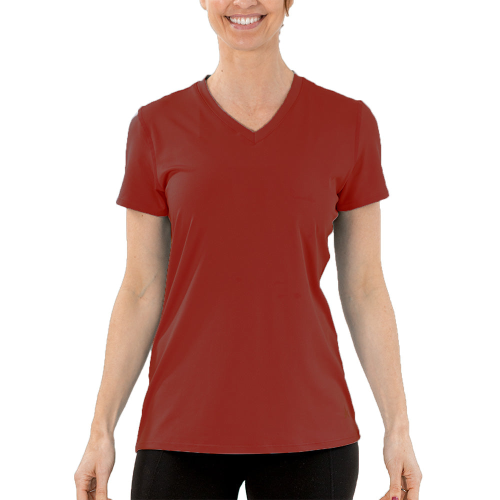 Women's Cooling V-Neck Short Sleeve T-Shirt - CLOSEOUT