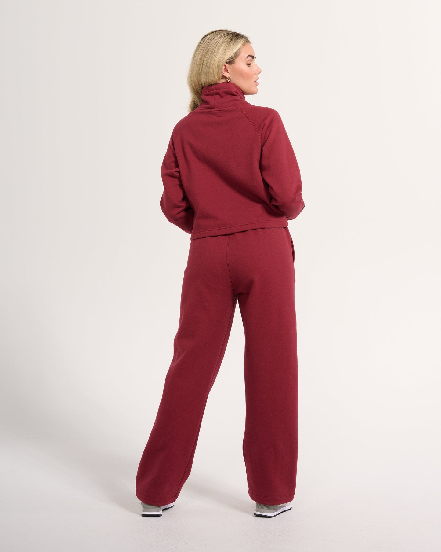 Rec League Mock Neck - Tibetan Red