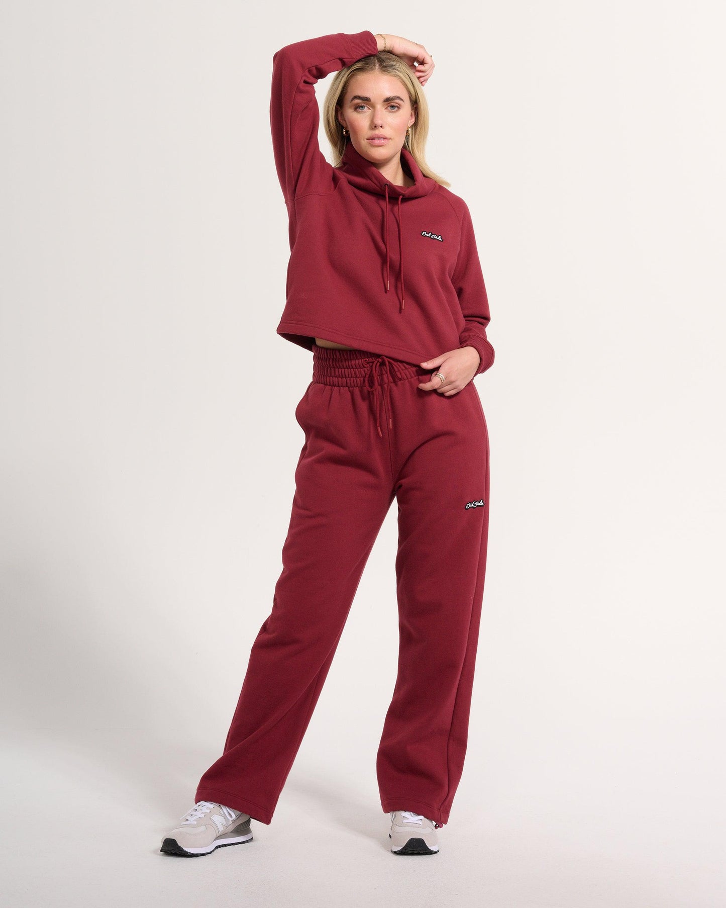Rec League Mock Neck - Tibetan Red