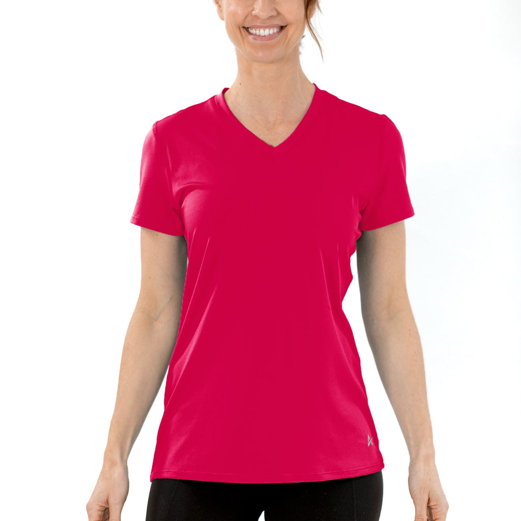 Women's Cooling V-Neck Short Sleeve T-Shirt - CLOSEOUT