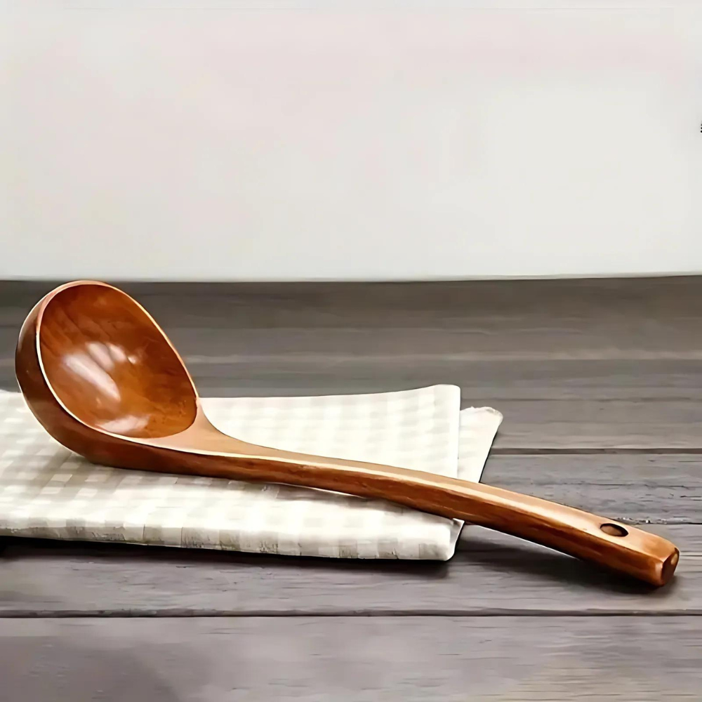 Cooking Ladle, Deep Bowl, Long Handle, Hanging Hole