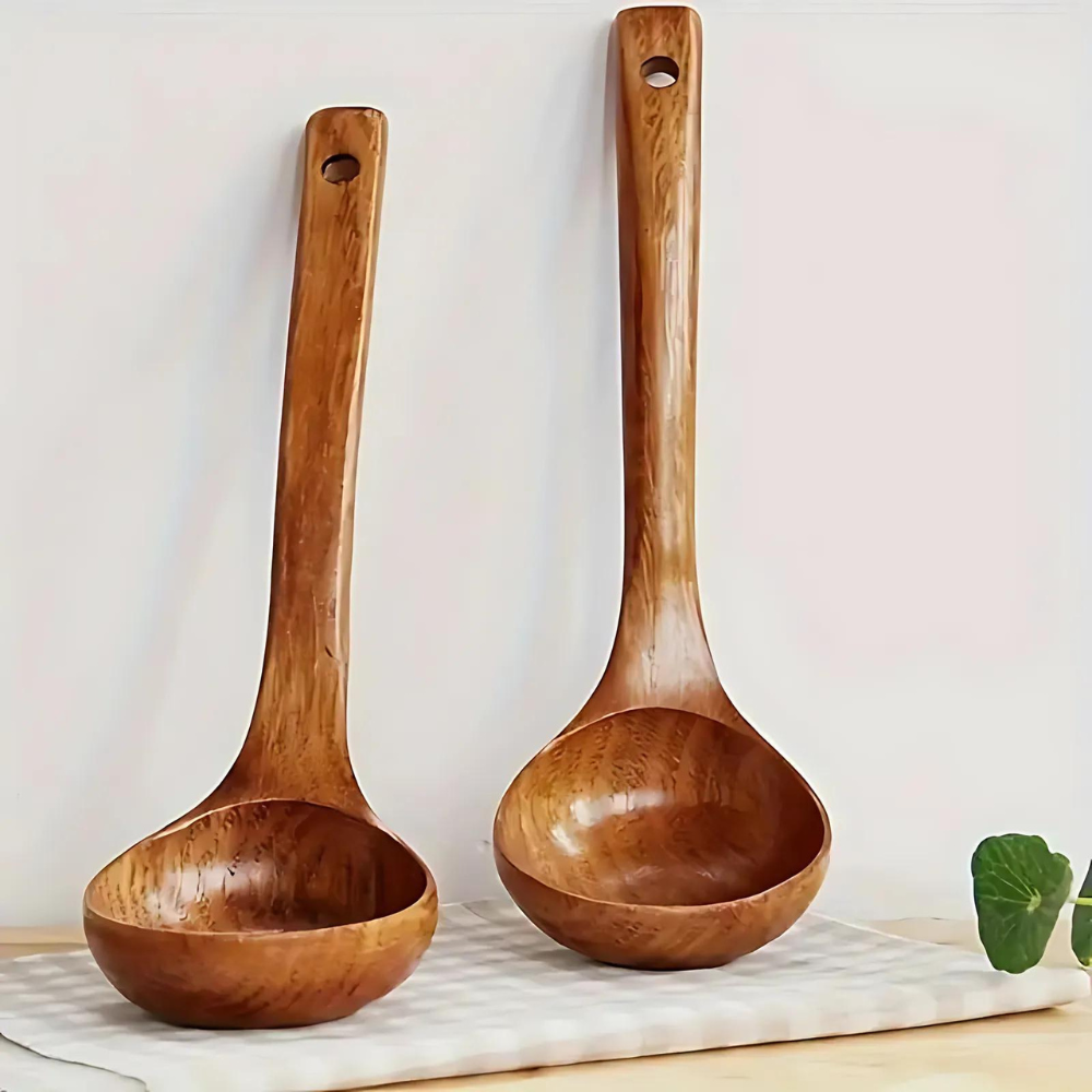 Cooking Ladle, Deep Bowl, Long Handle, Hanging Hole