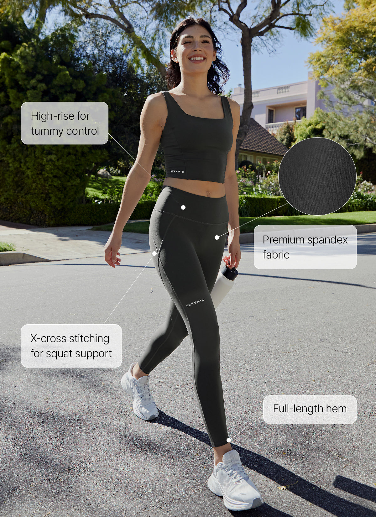 [1+1] Black Label Signature 380N Leggings