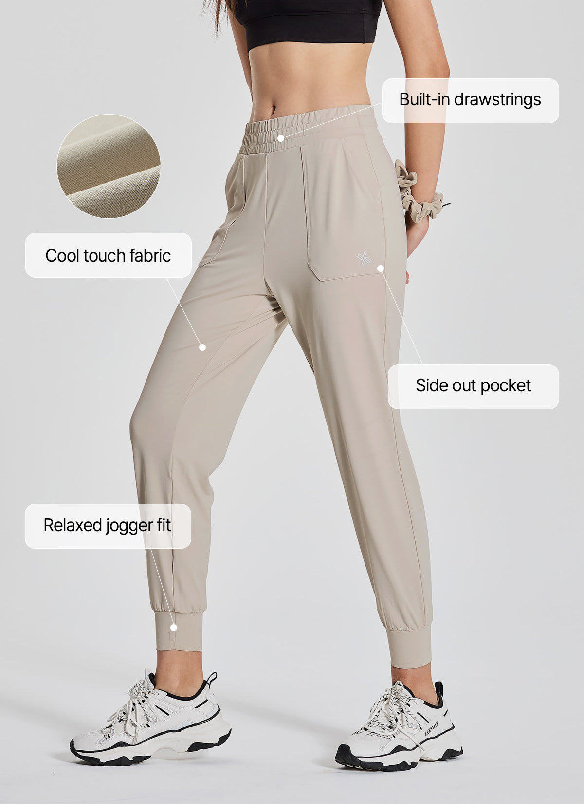 [Only New Member]Medium Feather In-Band Jogger Pants