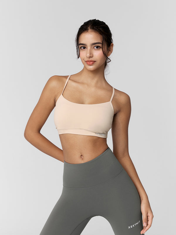 [1+1] Comfort Up Cross Back Bra Tops