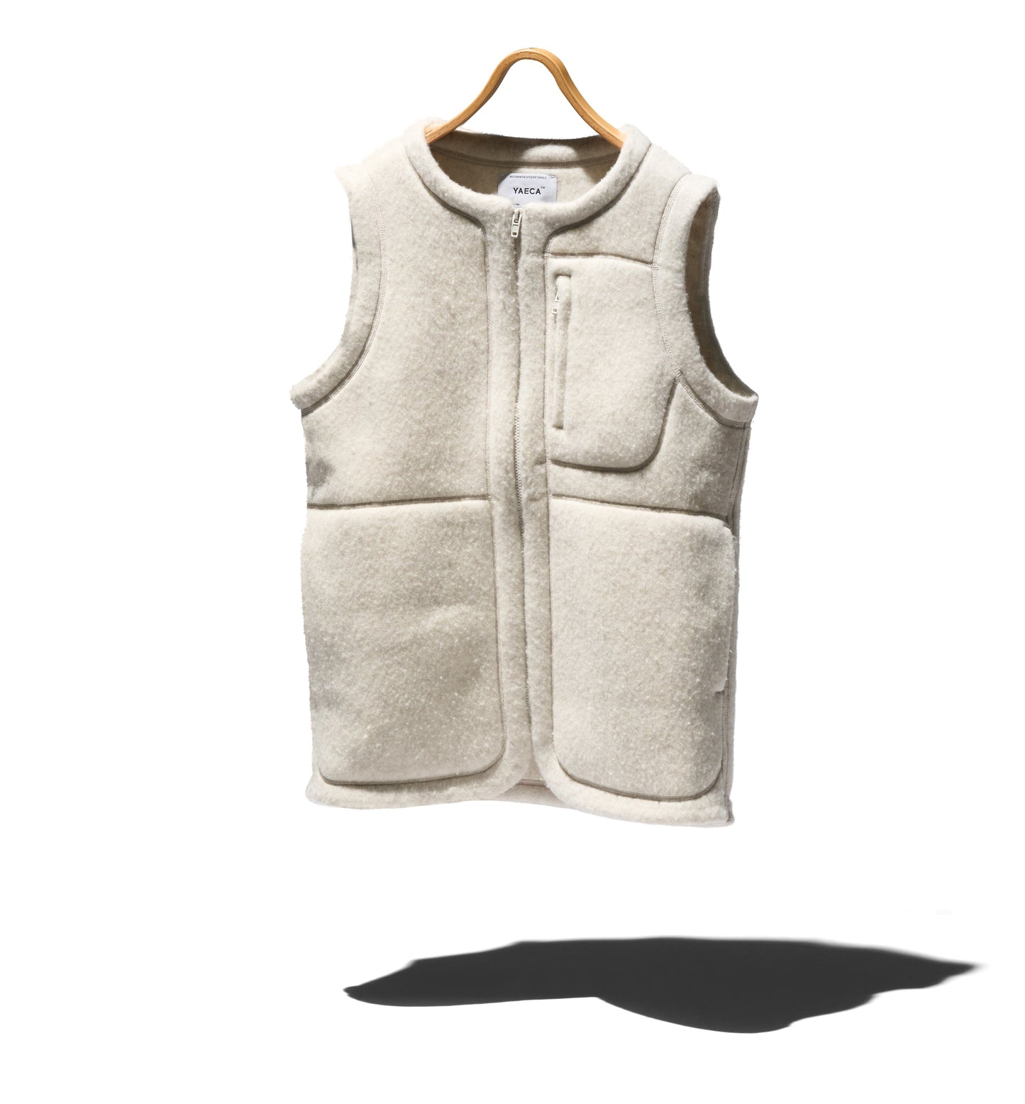 Natural Wool Fleece Liner Vest