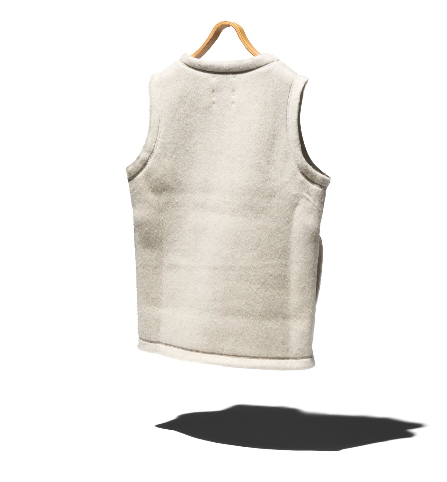 Natural Wool Fleece Liner Vest