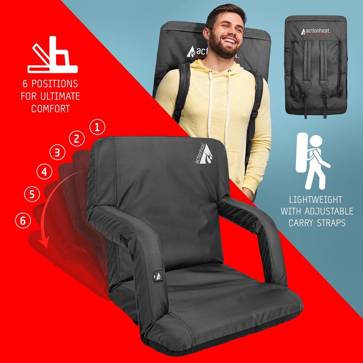 ActionHeat 5V Heated Folding Bleacher Seat
