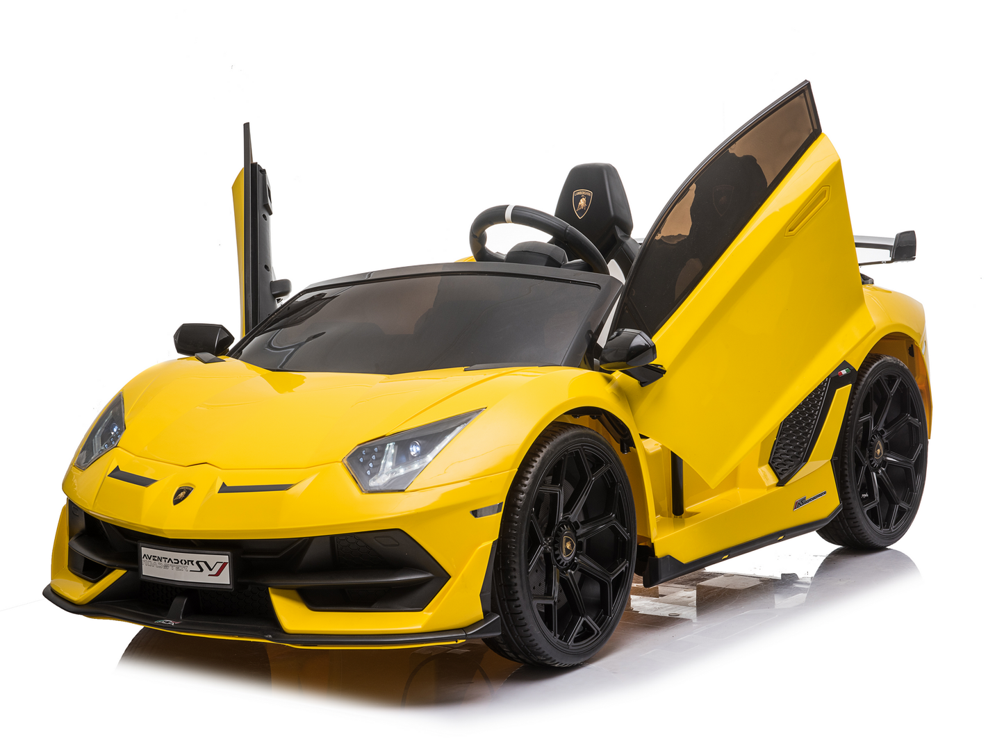 Magic Cars 2 Seater Lamborghini Aventador RC Ride On Car For Children Wireless Parental Control
